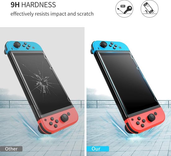 Protection d'écran - UGreen - adapté à la Nintendo Switch - Verre trempé 2-Pack - Duopack