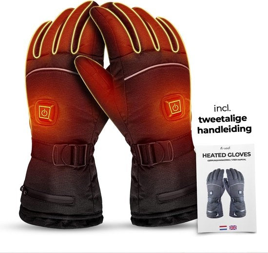 Gants chauffants - Chauffage électrique - Rechargeable par USB - 3 niveaux - Taille L - Femmes / Hommes