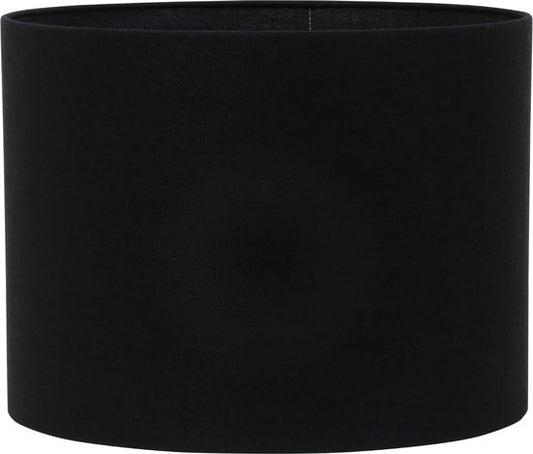 Light & Living Abat-jour cylindrique Livigno - Noir - Ø 50 x 38 cm - Moderne