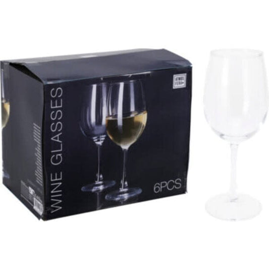 Verres à vin Atmos Fera - Lot de 6 - 350 ml - Transparents