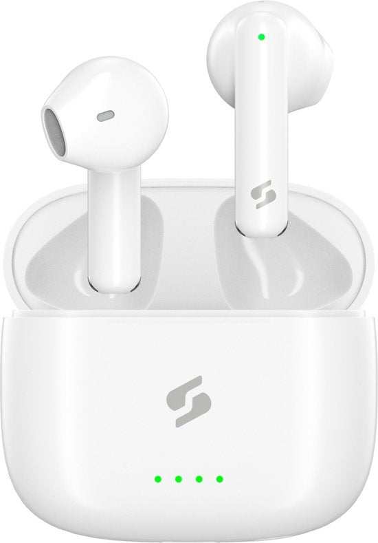 SoundFront Go Wireless Earbuds - Ecouteurs Bluetooth - Earpods - Blancs