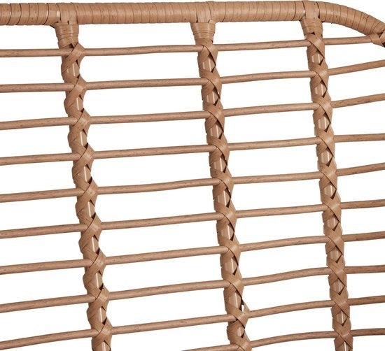 tectake® - Ensemble de sièges en osier pour l'extérieur, meubles pour 2 personnes, 3 pièces. Ensemble bistro, meubles de balcon, ensemble de meubles de jardin avec 2x chaises + table, petit salon résistant aux intempéries pour le jardin, le balcon ou la t