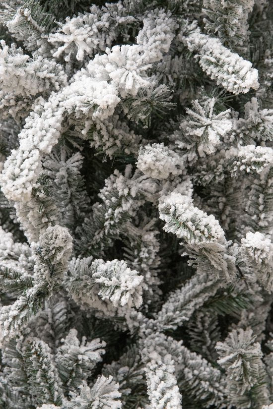 Black Box Trees Snowdon Artificial Christmas Tree - H155 x Ø102 cm - Vert givré