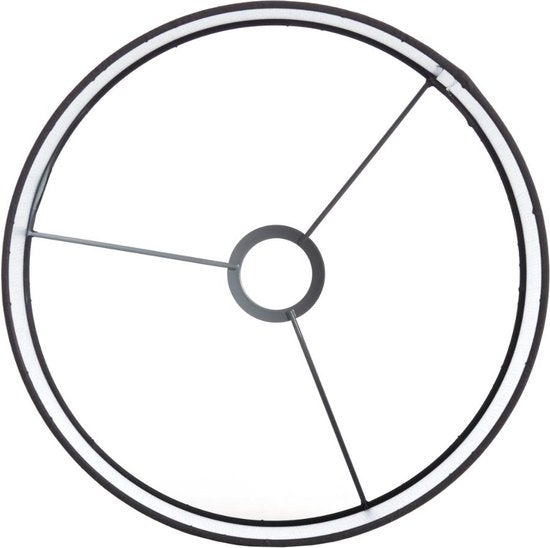 Abat-jour cylindrique Light & Living - Ø30x21cm - Moderne- Noir