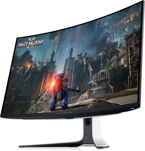 Alienware AW3225QF - Écran de jeu OLED incurvé 4K - Courbure 1800r - 240 Hz - Compatible PS5 - 32 pouces