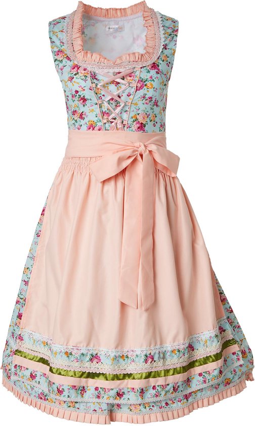 Dressforfun Midi-Dirndl Erding modèle 2 XL - Robe fantaisie costume halloween robe de soirée robe carnaval costume carnaval robe de soirée - 304638