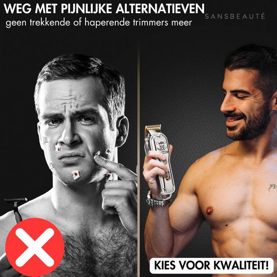 Tondeuse professionnelle sans fil - Tondeuse à cheveux pour hommes - Cheveux - Tondeuse à cheveux - Machine à cheveux pour coiffeurs - Tondeuse à cheveux - Tondeuse à barbe - Appareil de coupe - Barber Hair Clipper - Hairdresser Trimmer - Barber Set