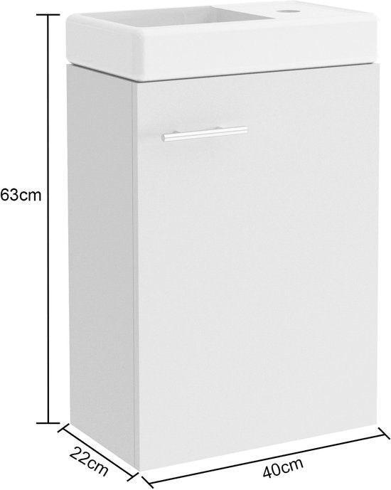 DMV - Meuble de toilette - Meuble de fontaine - Meuble de toilette - Meubles bas pour lavabo - Meuble pour lavabo - Meuble de toilette avec vasque - Meuble de fontaine avec vasque