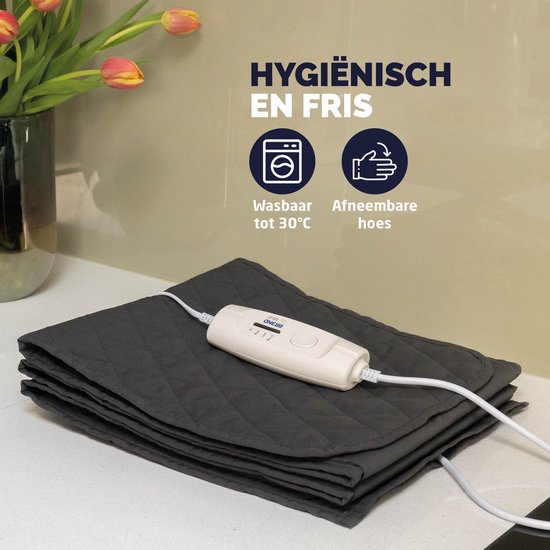 BREND BR-2209 Chauffe-assiettes électrique jusqu'à 12 assiettes - 4 niveaux de température jusqu'à 70°C - Couvercle lavable - Plaque chauffante - Anthracite