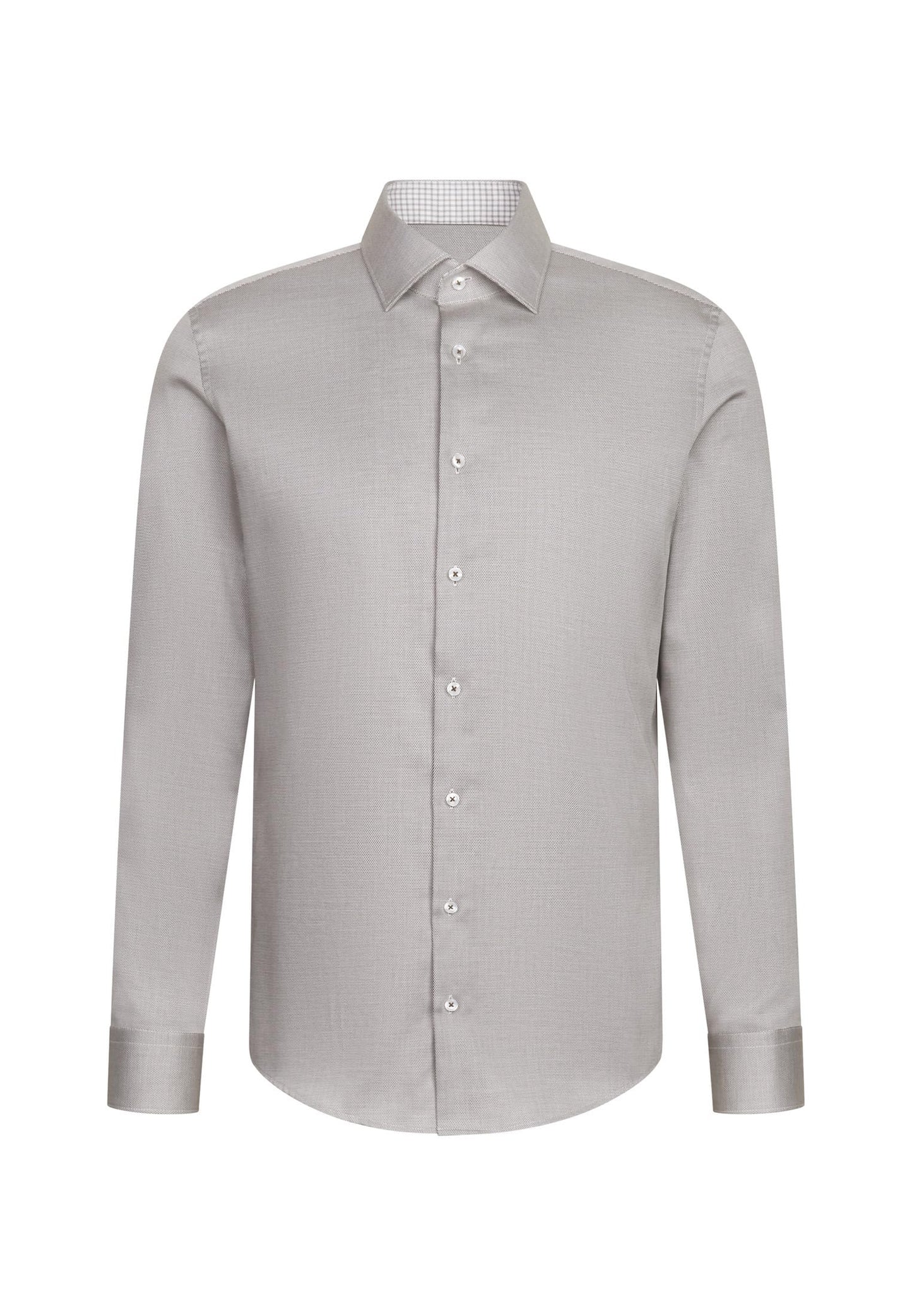 Chemise Seidensticker - Homme - Coupe Slim - Sans repassage - Col Kent - Manches longues - Coton - Vert - taille 41