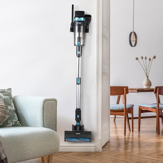 Aspirateur balai DOMO DO244SV BLDC 2-en-1 - 0,8 L – 29,6 V - 60 min d'autonomie