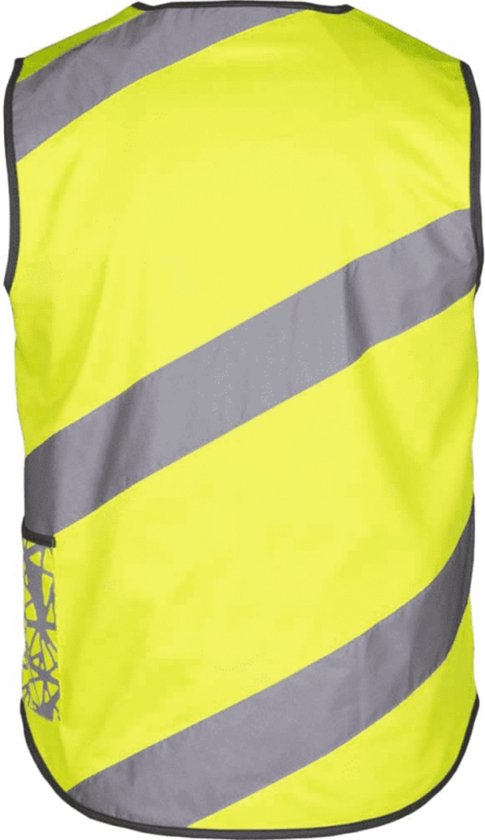 WOWOW Roadie Gilet de sécurité - Veste fluo Cyclisme running - Certificat EN1150