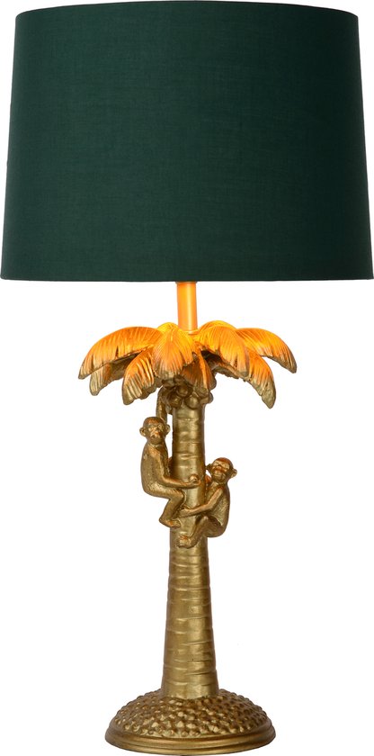 Lucide EXTRAVAGANZA COCO - Lampe de table - Ø 30,5 cm - 1xE27 - Or mat / Laiton