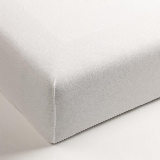 Ambiante - Jersey - Drap housse Boxspring - 180x200 cm - Blanc