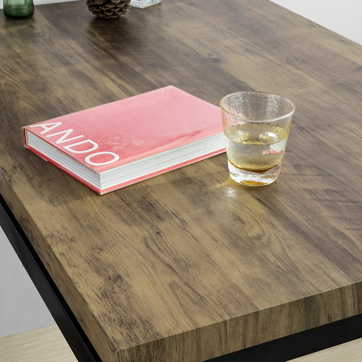 SoBuy Table de salle à manger - Industrielle - Max. 75 kg - 110 x 70 x 76 cm