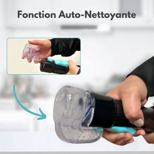 Nettoyeur de Taches Multi-surfaces - ACHATÉ – Aspirateur Injecteur/Extracteur - Tapis, Matelas, Canapés, Sols – Gris/Bleu/Noir