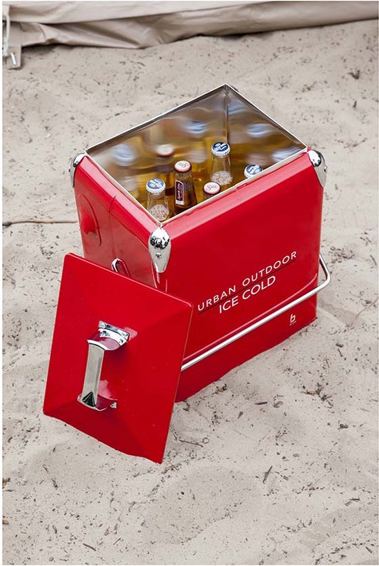 Bo-Camp - Urban Outdoor - Glacière - Greenwich - Rouge - 17 litres