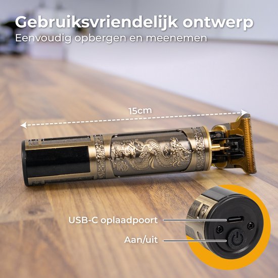 Nuvance - Tondeuse Homme - Affichage LED - Accessoires inclus - Tondeuse Barbe et Tondeuse Homme - Usb C Rechargeable - Tondeuse