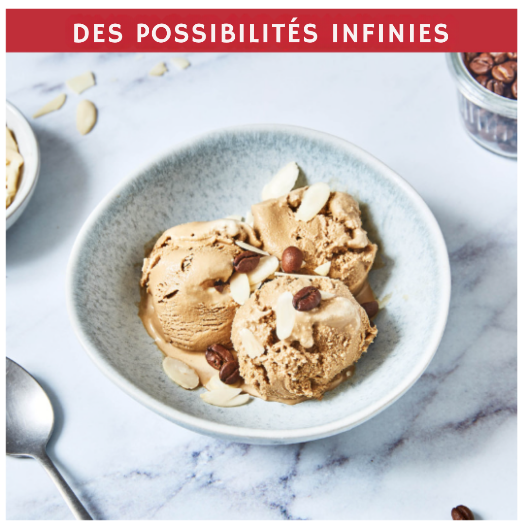 Magimix - Machine à glace auto-congelante - Sorbet/Glace/Grantité - 3 programmes automatiques - 2L - Argent