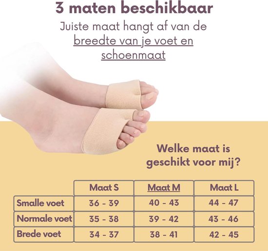 Coussin d'avant-pied (softgel) - lot de 2 - taille M