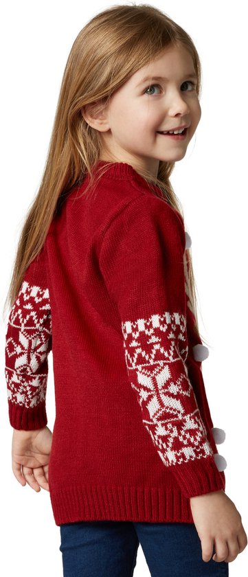Dressforfun Pull de Noël Rudi Reindeer pour enfants - 140 (9-10y) - Carnaval Costume - Halloween - Déguisement - Party wear - Fête - Party wear