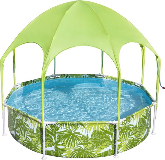 Bestway Splash-in-Shade Piscine hors sol ronde avec parasol UV Careful