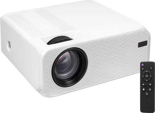 Audyn Beamer - Full HD 1080P - Mini Beamer portable - Projecteur sans fil - Wifi et Bluetooth - Beamers - Hdmi, Usb et Aux - Blanc