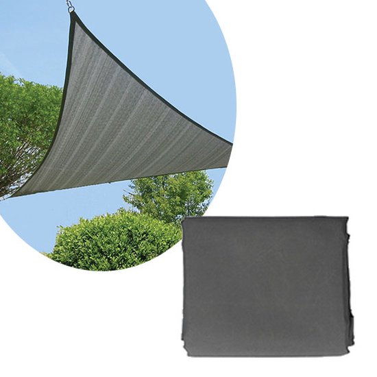 Toile d'ombrage Ambiance, forme triangulaire, 360 x 360 x 360 cm, couleur sable