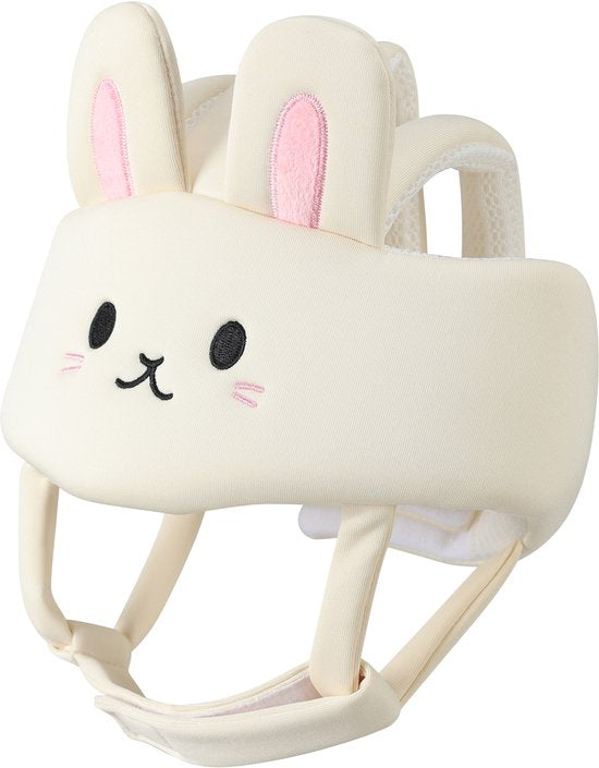 Casque de sécurité pour bébé - Protection de la tête avec coussin confortable - Léger, respirant et ajustable - Idéal pour les tout-petits qui apprennent à marcher - Lapin