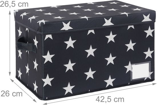 Boîte de rangement pour boules de Noël - pour 30 boules - avec étiquette - gris