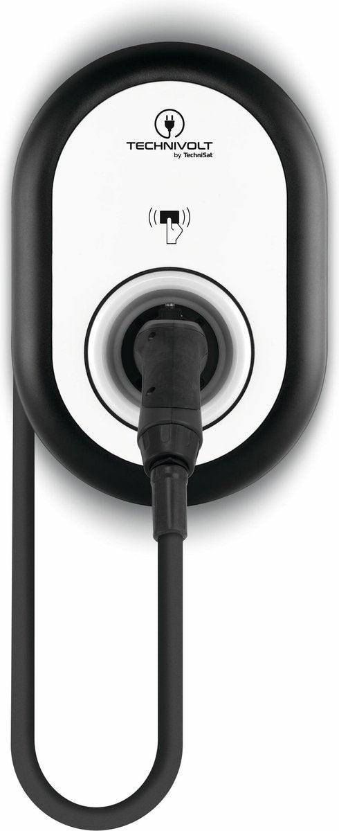Borne de recharge TechniVolt 101 - triphasée - 11 kW - Type 2 - 5m de câble