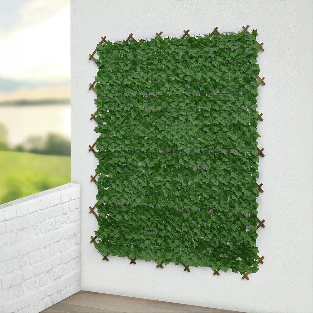 WENKO Ivy Brise-vue vert - 3 x 1 m - Plastique
