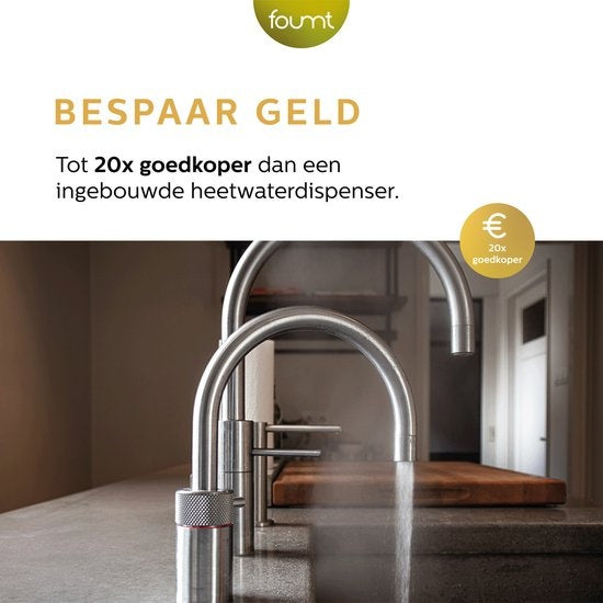 Distributeur d'eau chaude - Ocina - affichage numérique - Bouilloire instantanée de luxe - 3 litres - Noir