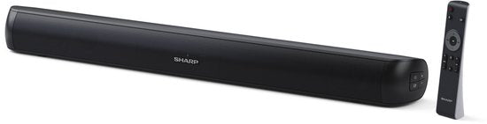 Barre de son Sharp HT-SB107 2.0 - 90 W - compacte - Bluetooth - noire