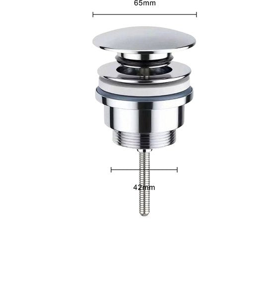 Mirlux Luxe click vidange 1¼" - Chrome