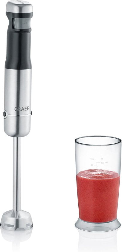 Graef HB82EU blender Mixeur plongeant 200 W Noir, acier inoxydable