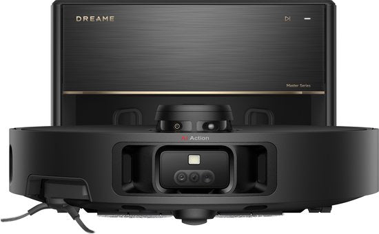 Dreame X40 Master - Robot aspirateur avec fonction de lavage - Station de recharge compacte sans les mains - Technologie de lavage innovante - Remplissage automatique d'eau