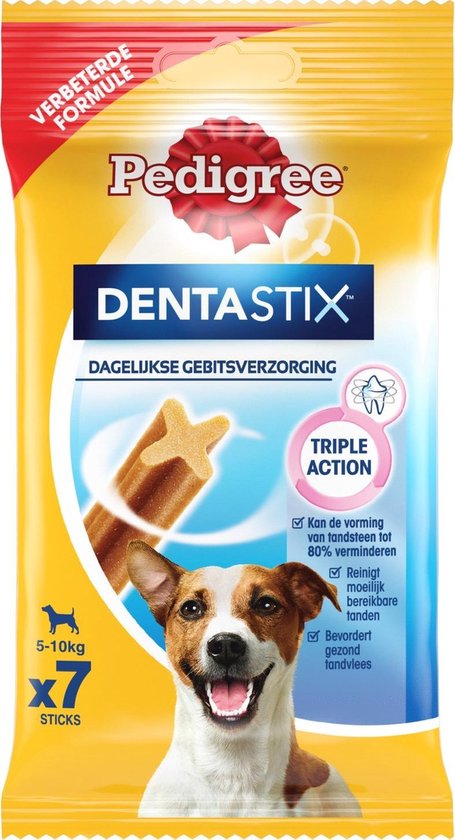 Pedigree Dentastix Mini pour chiens - Friandises pour chiens favorisant l'hygiène dentaire - 7 pièces