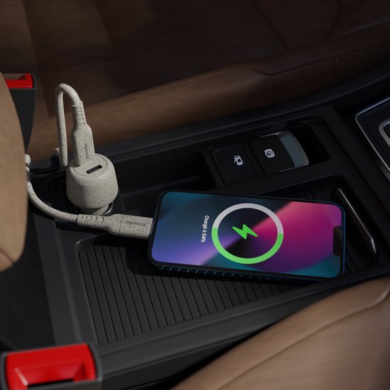 Chargeur de voiture XtremeMac Dual USB-C - 25 W - 20 W - Blanc (ECO)