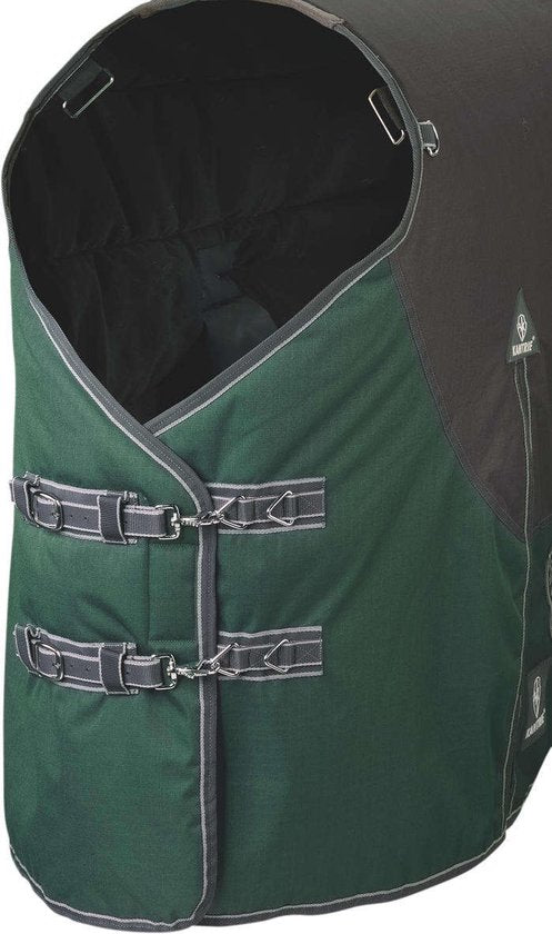 KANTRIE Tapis d'extérieur pour chevaux - TX 135 cm - Gris/vert