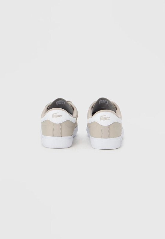 Baskets Lacoste POWERCOURT 126 1 SMA GRY/WHT pour homme - Taille 40 - gris-blanc