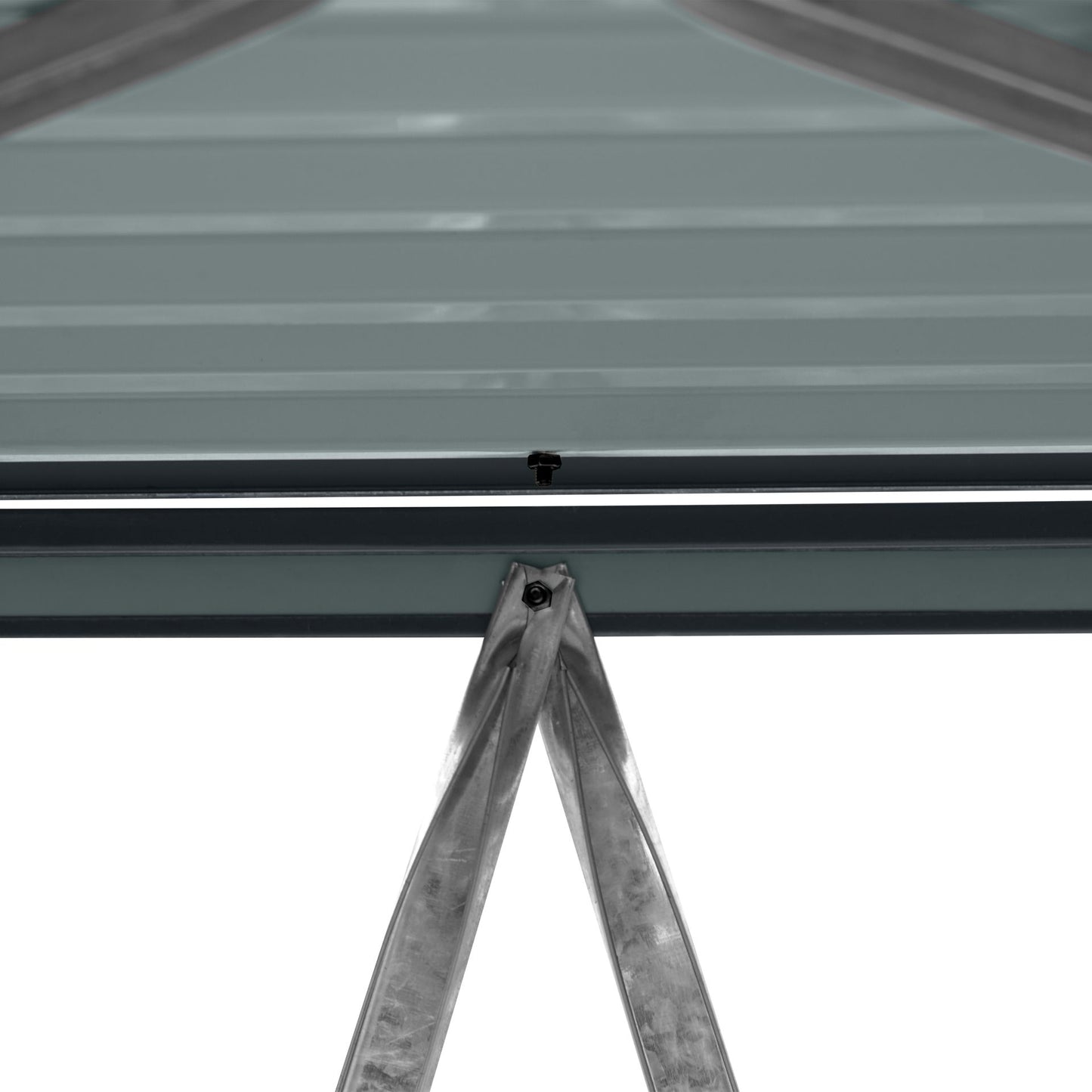 Axi Owen - Abri métallique pour conteneur, couleur anthracite - 1 conteneur - 80 x 80 x 122 cm