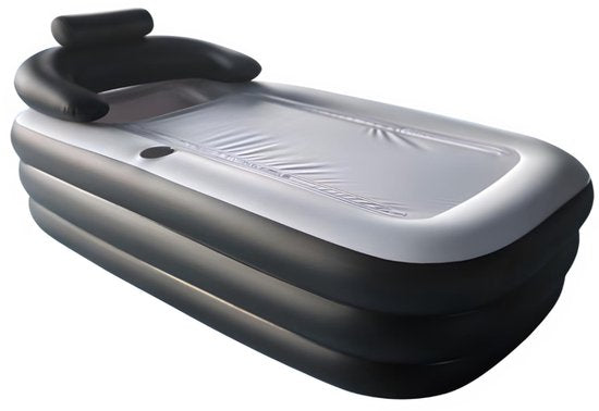Vonia bain gonflable - bain pliant - baignoire - bain assis - adultes - noir