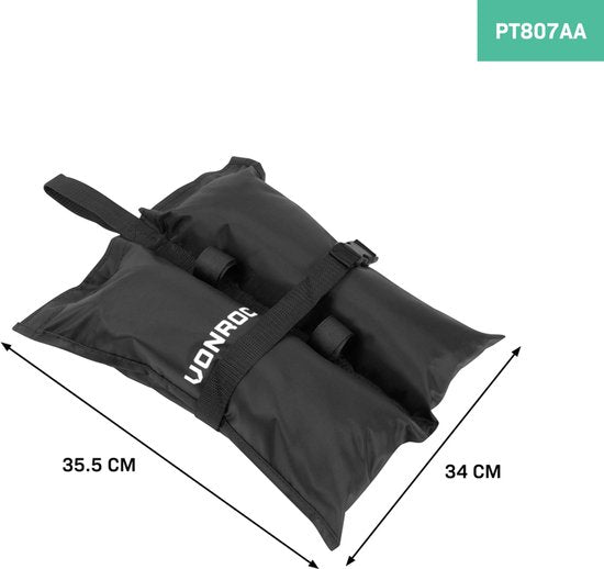VONROC Sacs de sable - pour tentes de réception - Lot de 4