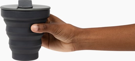 HUNU Cup - gobelet de voyage pliable en silicone - 235 ml - sans BPA - étanche
