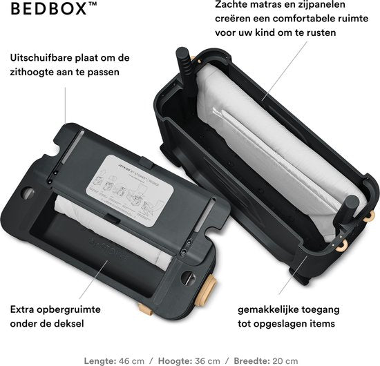 JetKids™ by Stokke® Kit de voyage Fly Me To The Moon - Noir/Blanc
