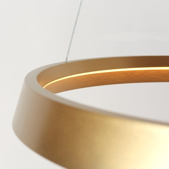 Steinhauer - lampe suspendue - Ringlux - or - métal - Ø 60cm - LED - 3692GO