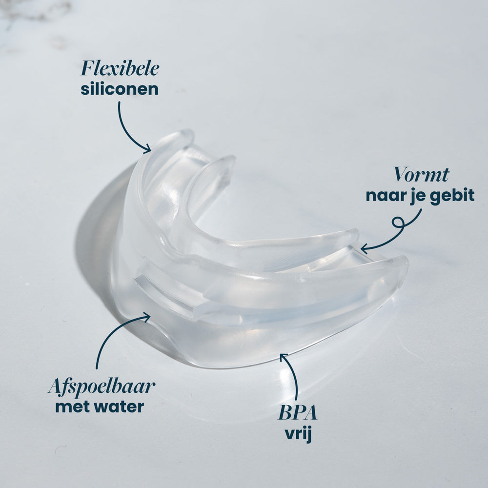Embout buccal de récupération Dreamcare - Réinitialisation relaxante de la mâchoire pour le matin