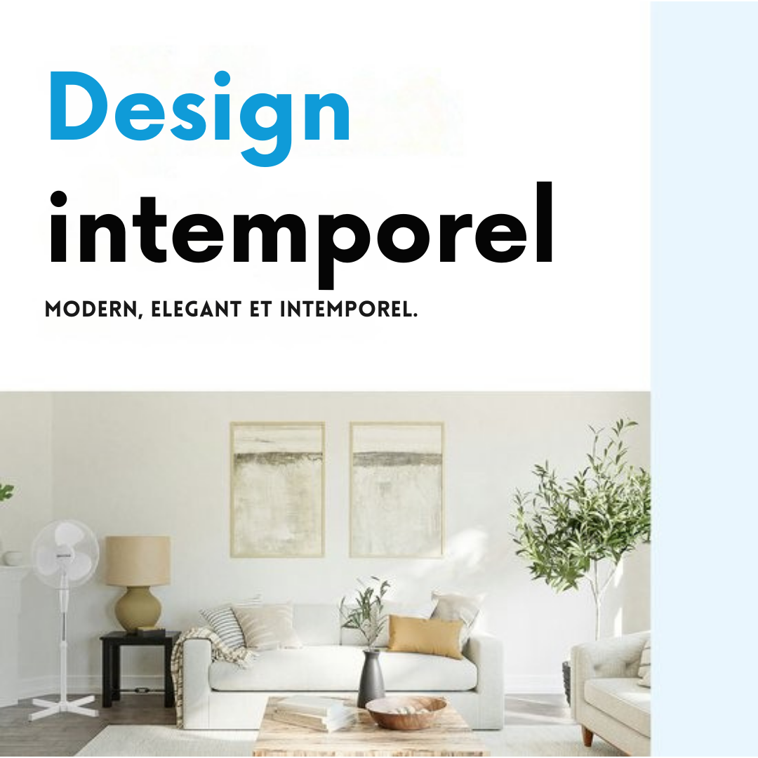 BRASQ Ventilateur trépied - 40 cm - Blanc - Réglable en hauteur - 3 vitesses - 40 watts