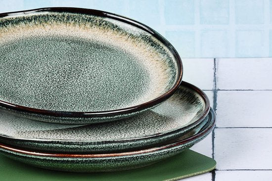 Assiette GENESIS Ø 16,5 cm - 6 pièces - Terre